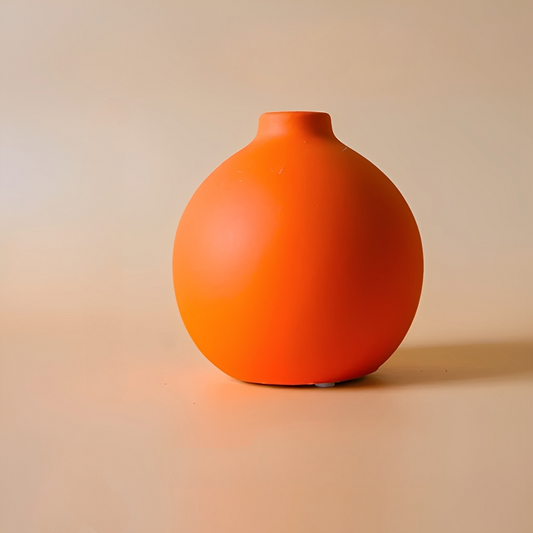 Clara – Style Nordique Vase en Céramique Blanche