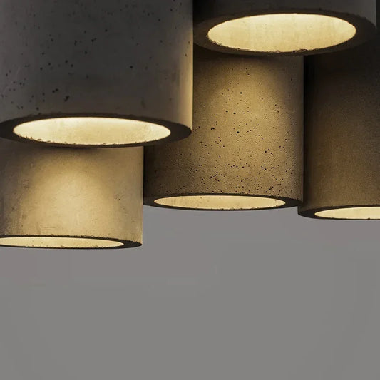 Vega – Lampe suspendue en béton rustique