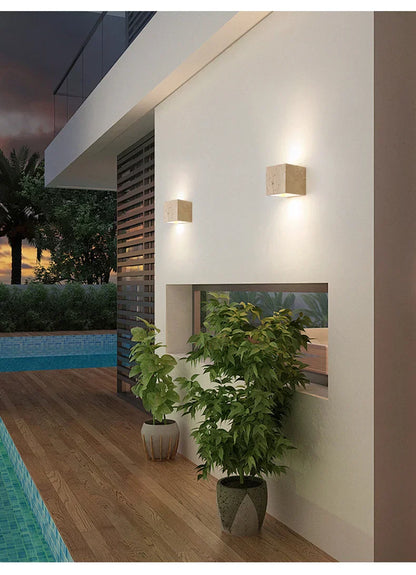 Kohana – Lampe murale japonaise en pierre