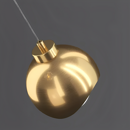 Zaldy – Luxueux luminaire en cristal doré