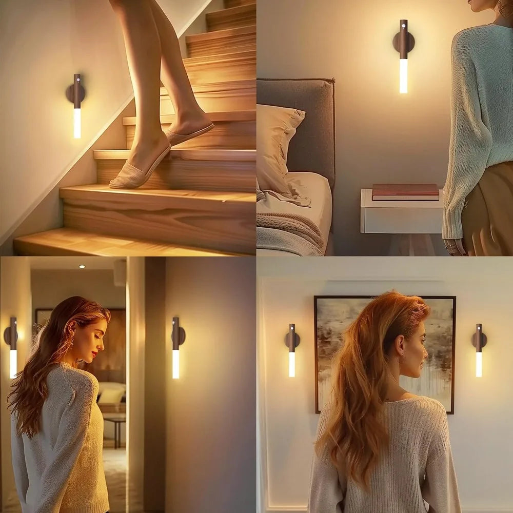 Kairo – Lampe de nuit en bois magnétique