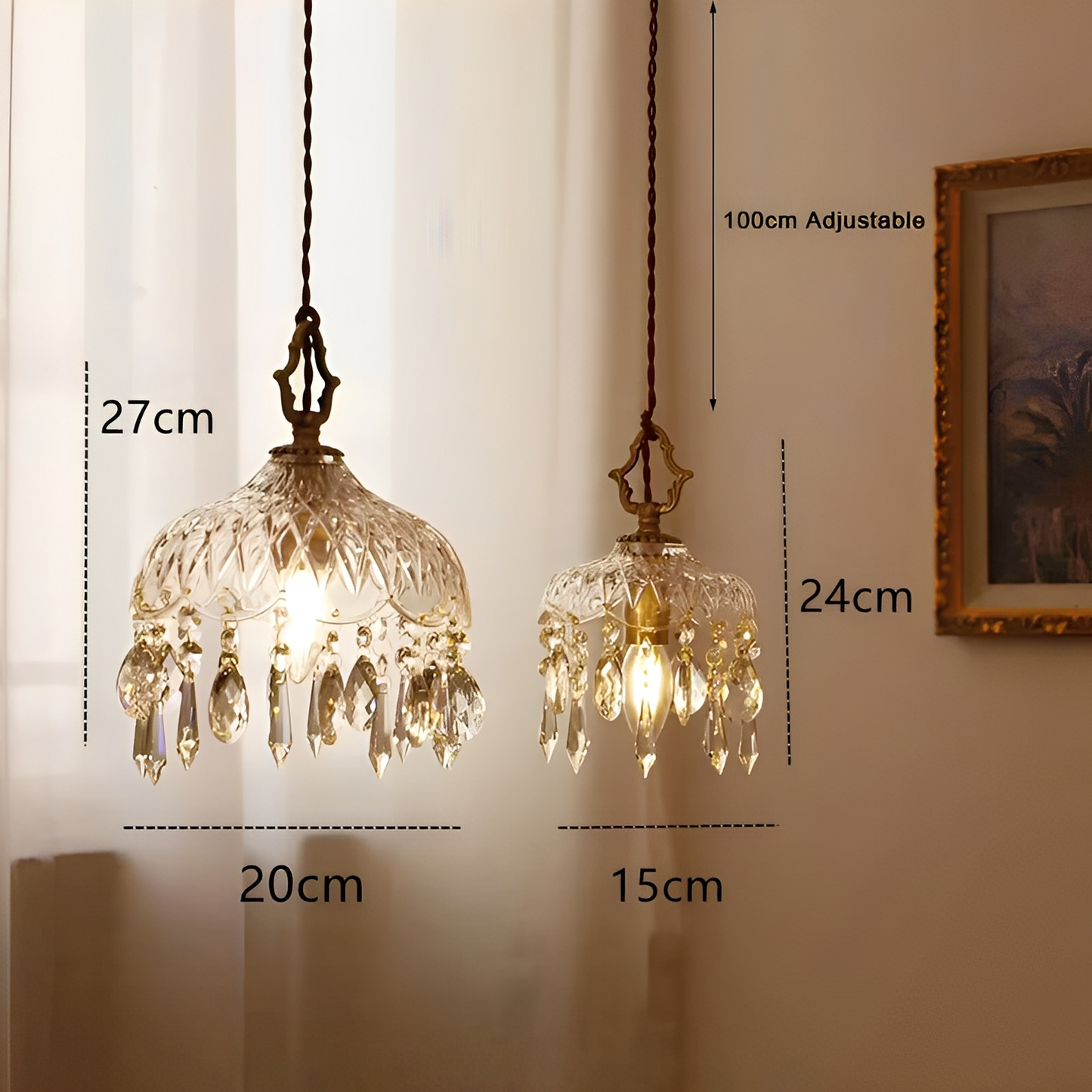 Sean – Lustre Mini Cristal Français