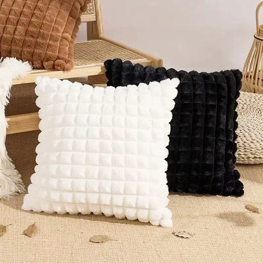 Terra – Housse de coussin en peluche