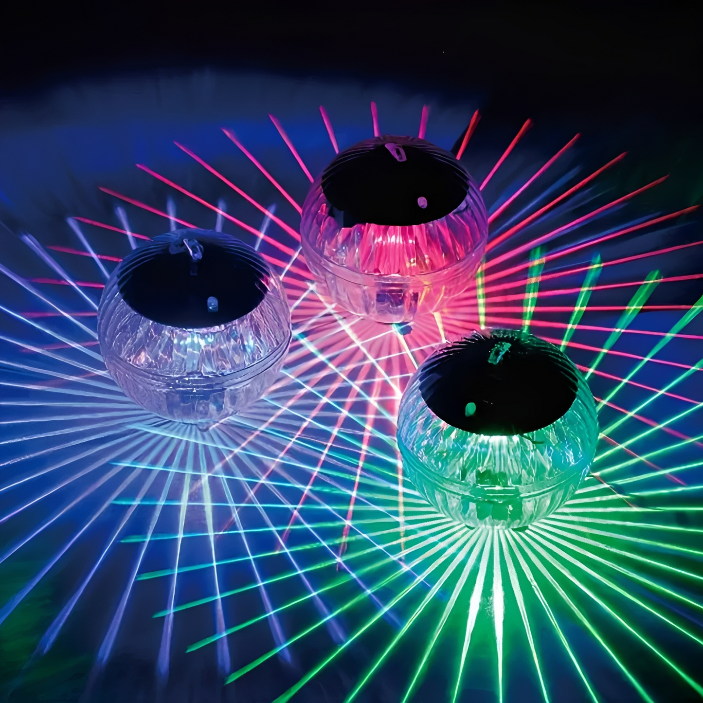 Yara – Lampes solaires flottantes pour piscine