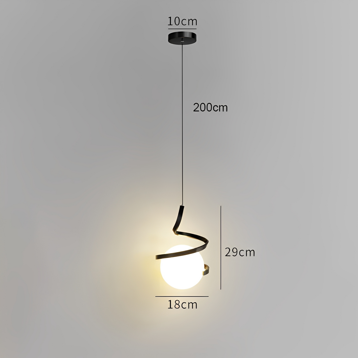 Liam – Lampe suspendue design simple