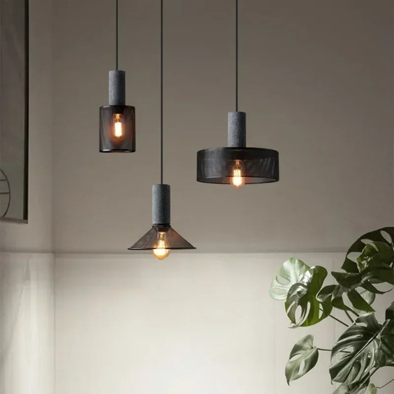 Hudson – Suspension industrielle vintage