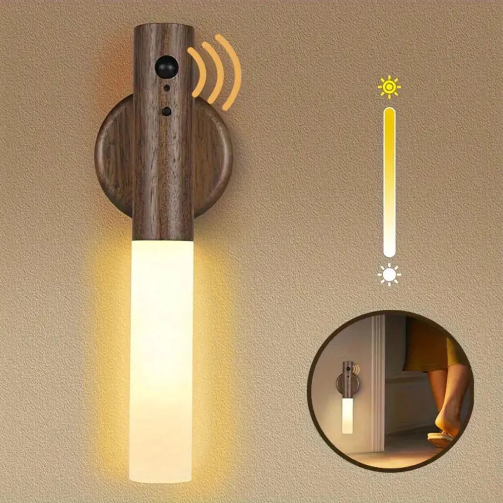 Kairo – Lampe de nuit en bois magnétique