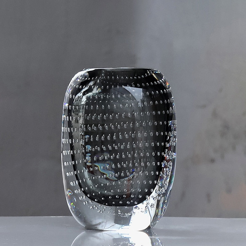 Tessa – Vase bulle de verre coloré