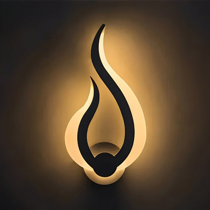CandleFlicker – Lampe murale en forme de flamme