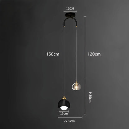 Boman – Lampe suspendue en cristal