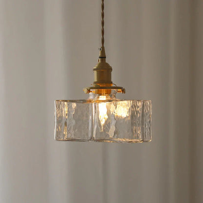 Farrah - Suspension moderne en verre style rétro
