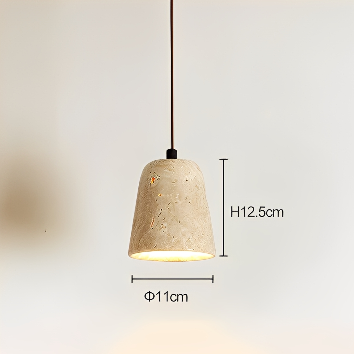 Tommy – Suspension Wabi Sabi en marbre