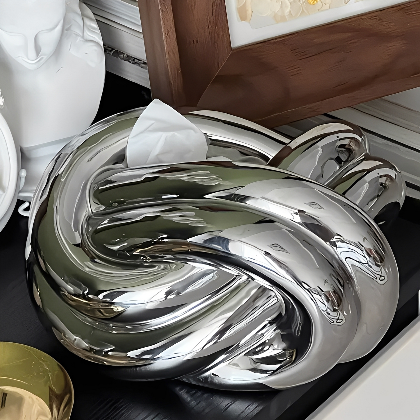 Seath – Boîte à mouchoirs en porcelaine