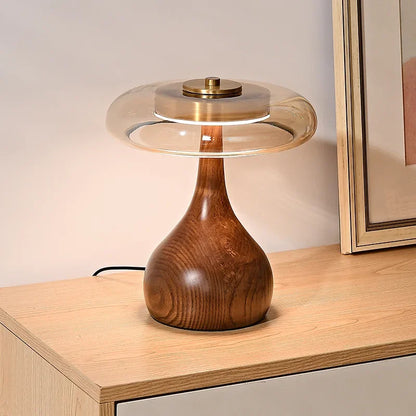 Renji – Lampe de chevet en bois rétro japonais