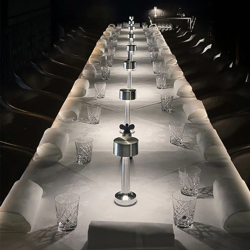 Ayura - Lampe de table LED moderne en forme d'haltère