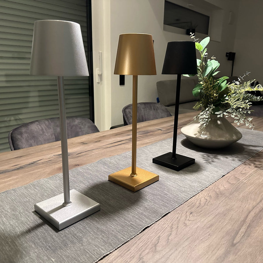 Willard – Lampe de table avec fonction trois couleurs et port de charge