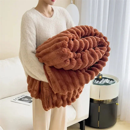 VeloursDeLapin - Couverture en Polaire Ultra-Douce