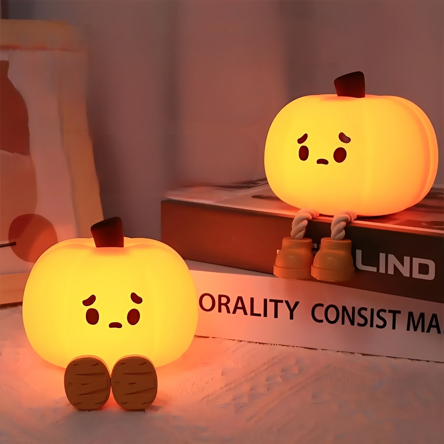 Pumpky – Lampe de nuit citrouille pour s'endormir