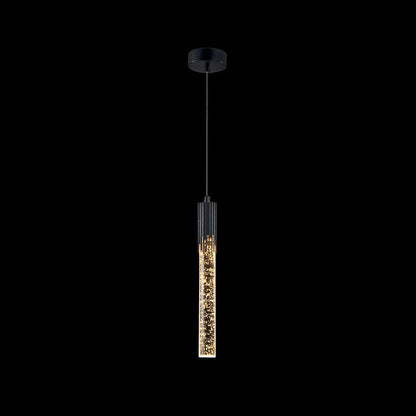 Yukari – Suspension à barre LED en cristal