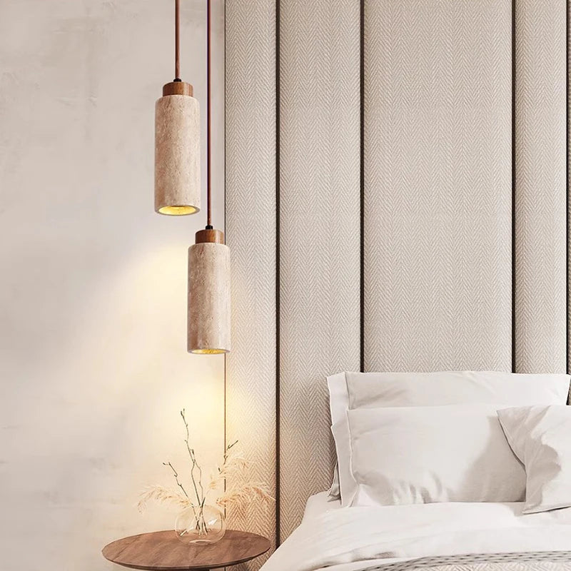 Yana – Lampe suspendue en pierre naturelle