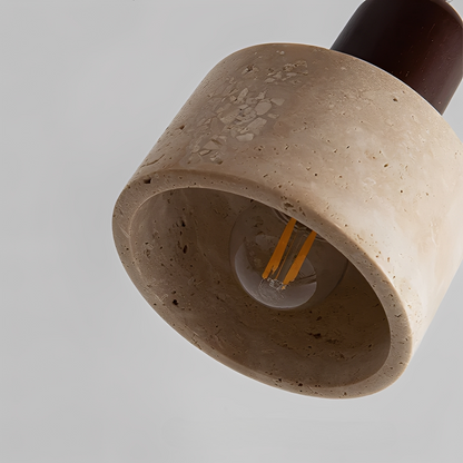Donna – Lampe Pendule en Marbre Jaune