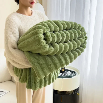 VeloursDeLapin - Couverture en Polaire Ultra-Douce