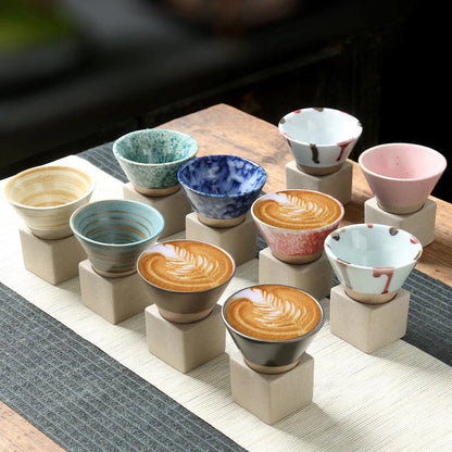 Yumi – Tasse à thé rétro en céramique japonaise