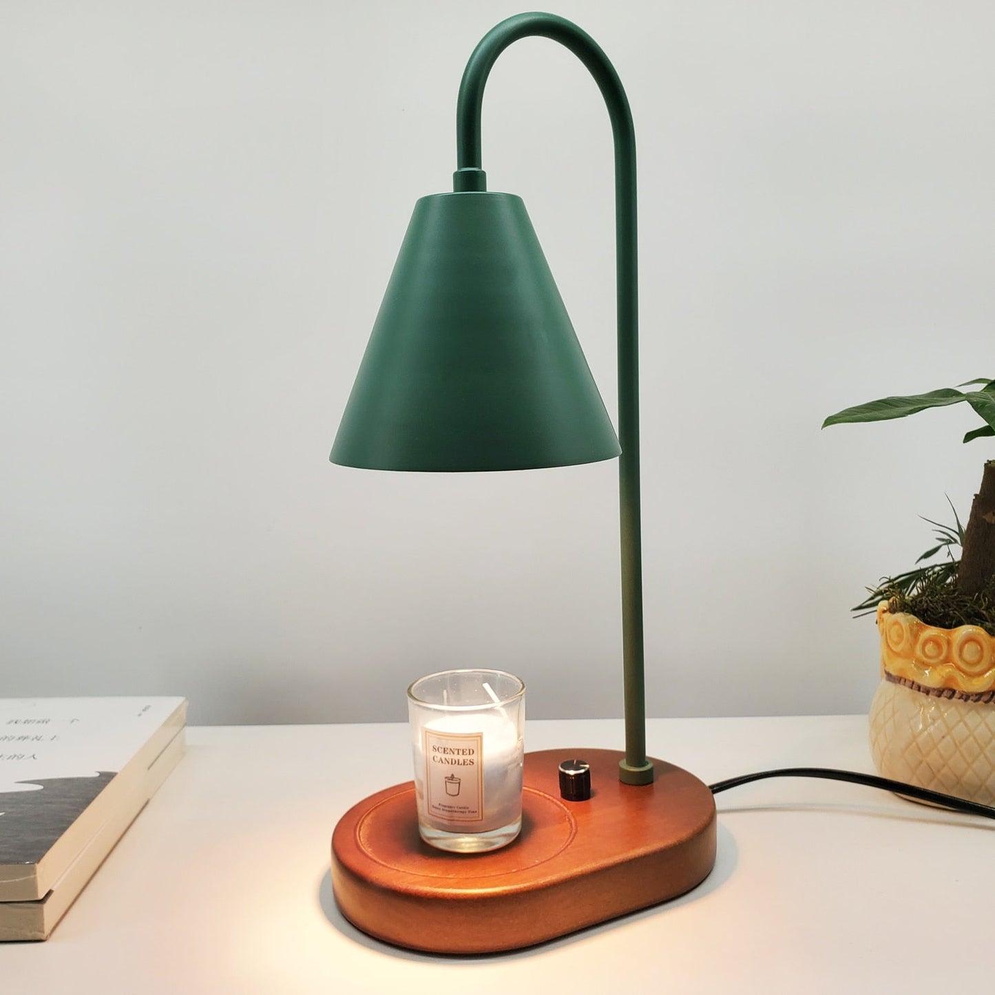 Serenya – Simple Lampe à Cire Fondue pour Aromathérapie