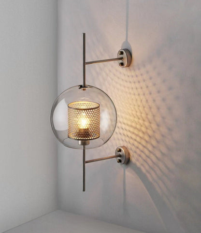 Thatcher - Applique murale moderne avec design lumineux en nid d'abeille