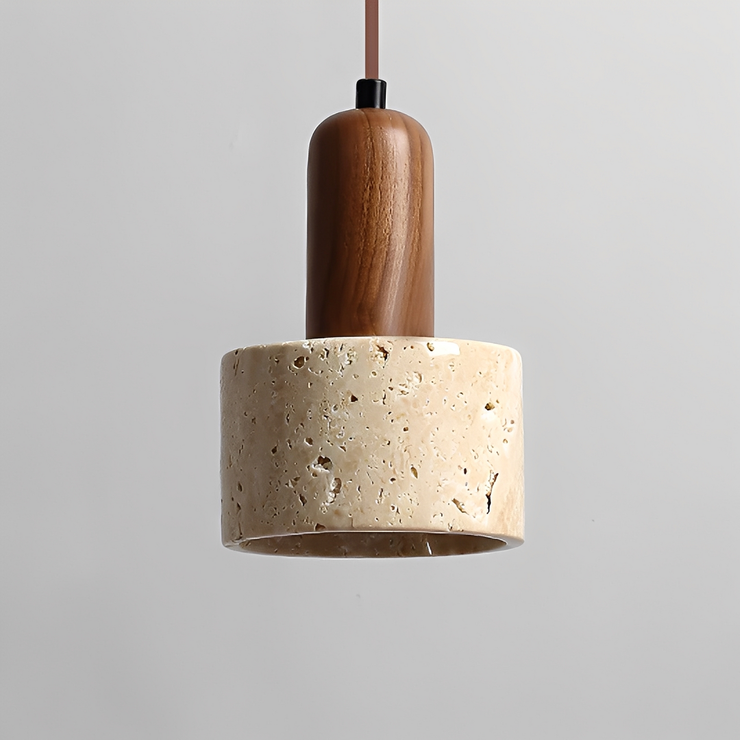 Donna – Lampe Pendule en Marbre Jaune