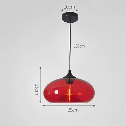 Greta – Suspension en verre inspirée vintage