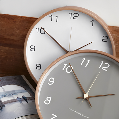 Marla – Horloge murale moderne en bois
