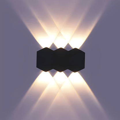 Zion – Applique extérieure hexagonale Up-&-Down