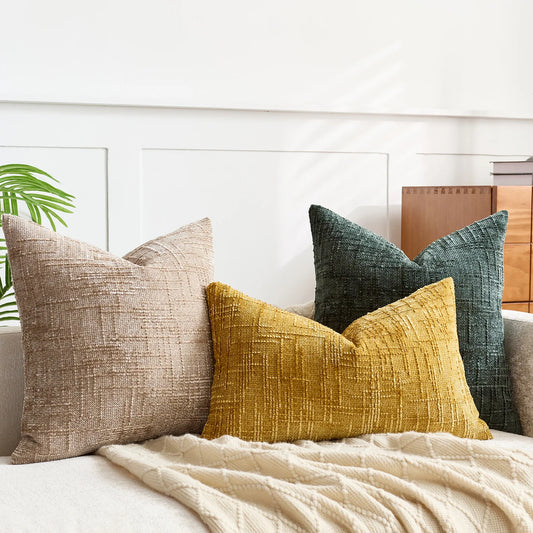Bamora – Housse de coussin en chenille