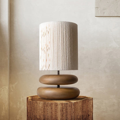 Sza – Lampe de table créative en bois massif