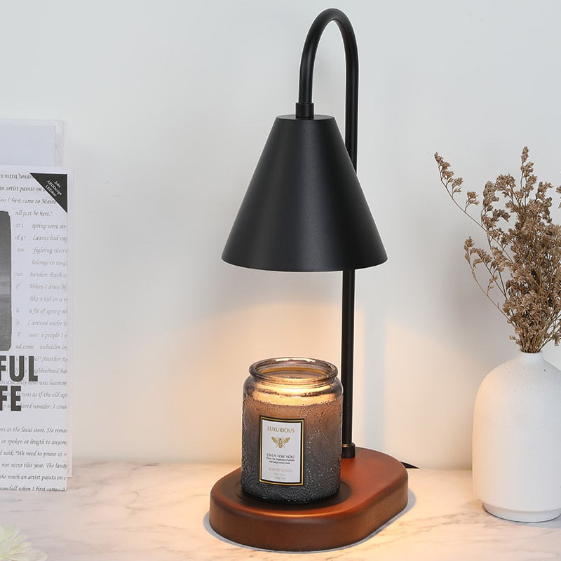 Serenya – Simple Lampe à Cire Fondue pour Aromathérapie