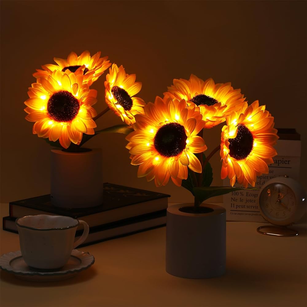 Solvyn – Lampe Tournesol Scintillante