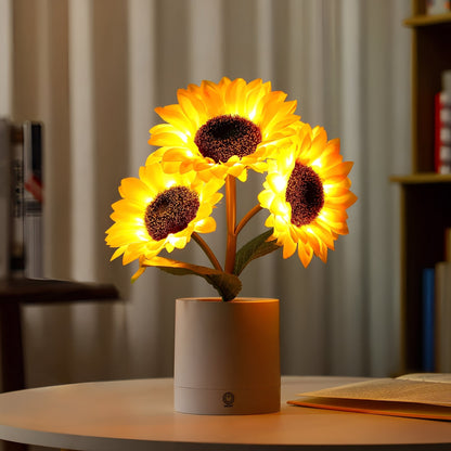 Solina – Veilleuse LED tournesol rechargeable
