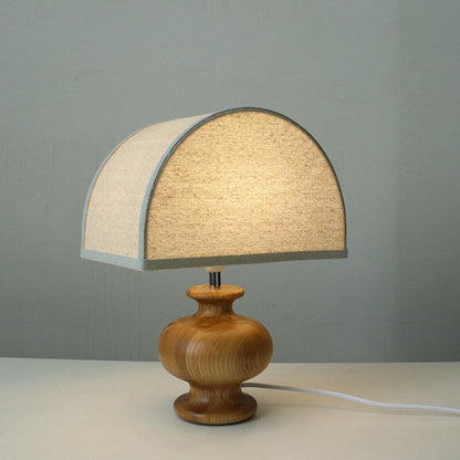 Natsumi – Lampe de table en bois Wabi-Sabi japonaise
