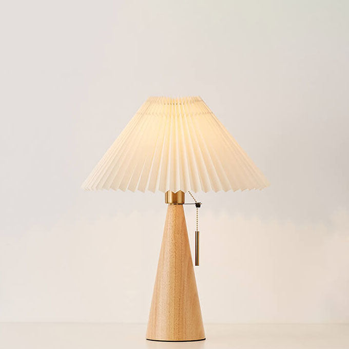 Emilia – Lampe de table LED japonaise pliable en bois