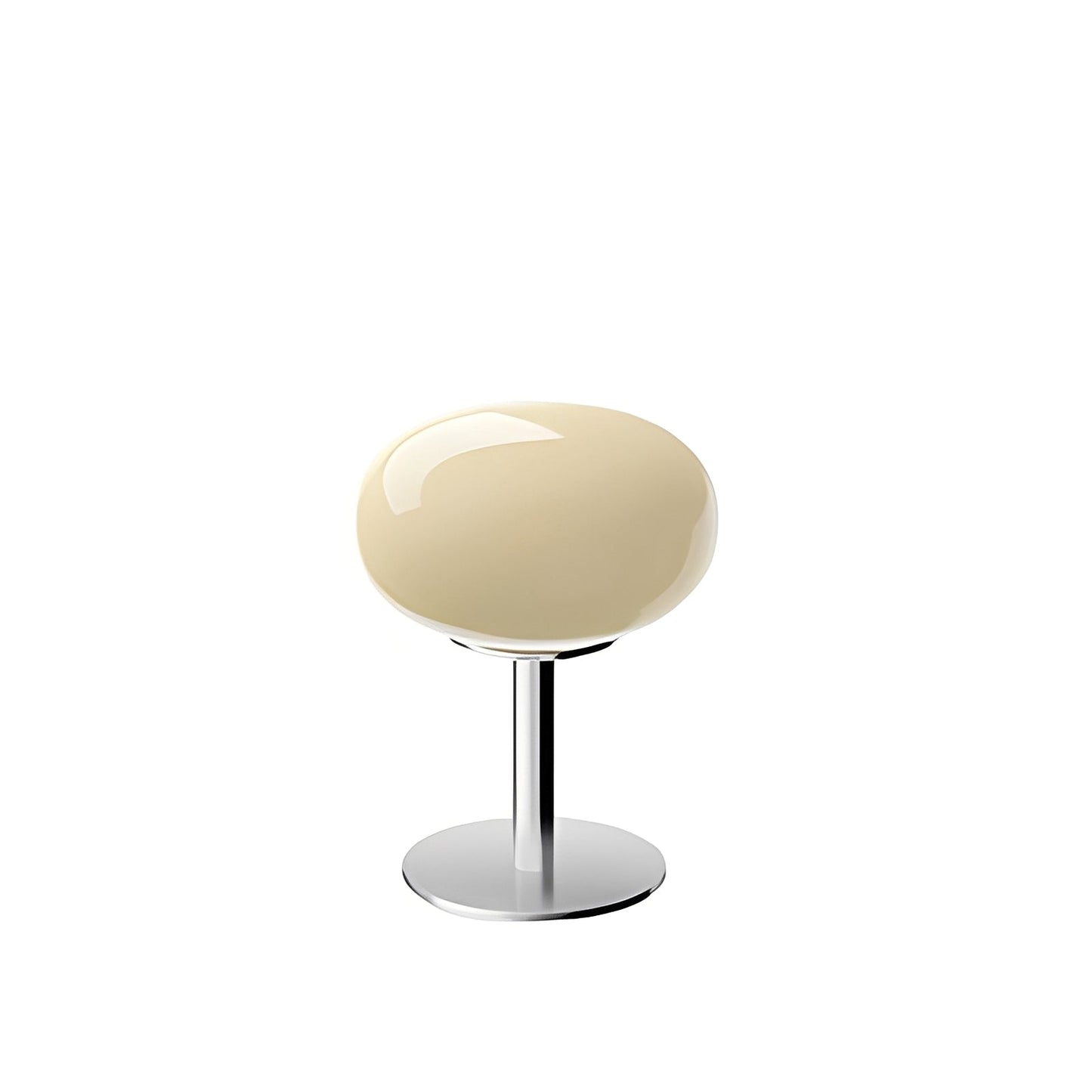 Evelyn – Lampe de table vintage en verre crème
