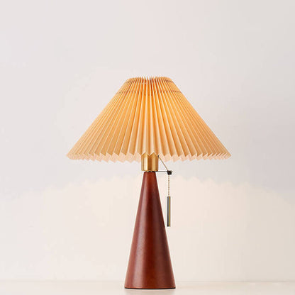 Emilia – Lampe de table LED japonaise pliable en bois