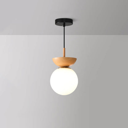 Nivara – Moderne Plafonnier en Bois