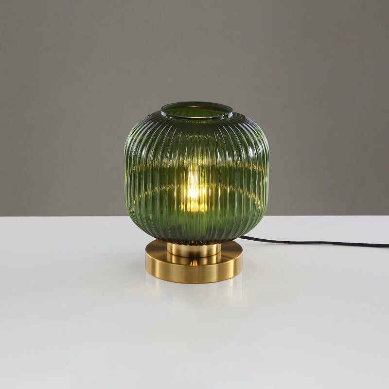 Nerida – Lampe de Table Ovale en Verre Nordique