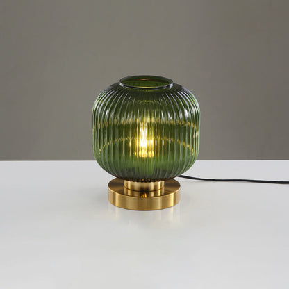 Nerida – Lampe de Table Ovale en Verre Nordique