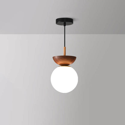 Nivara – Moderne Plafonnier en Bois