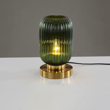 Nerida – Lampe de Table Ovale en Verre Nordique