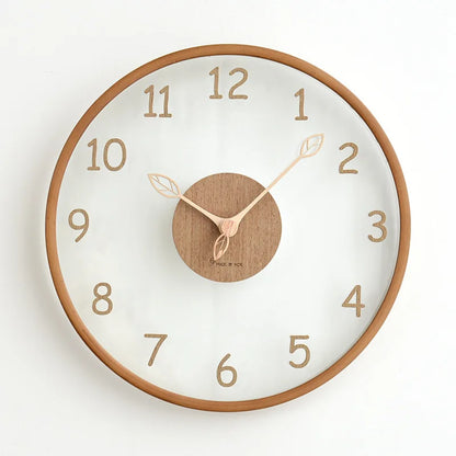 Claria – Horloge Murale Designer Transparente