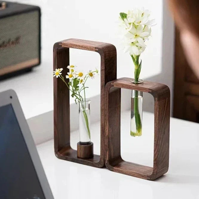 Lea – Vase moderne en tubes de verre