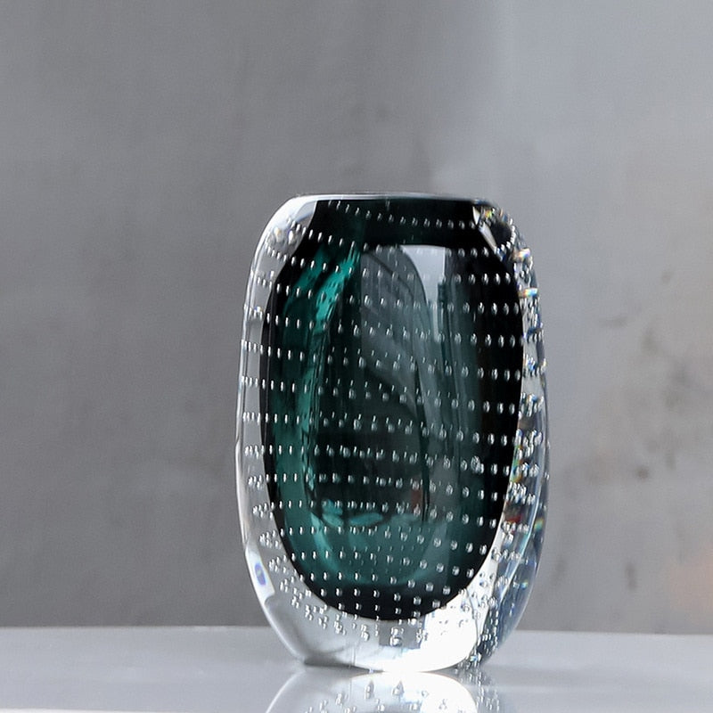 Tessa – Vase bulle de verre coloré